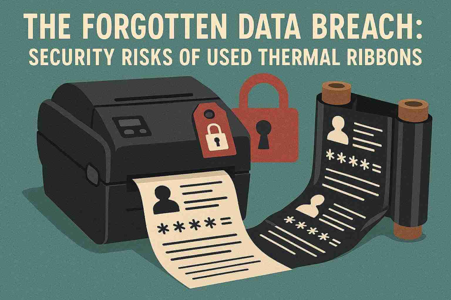 The Forgotten Data Breach: Security Risks of Used Thermal Ribbons